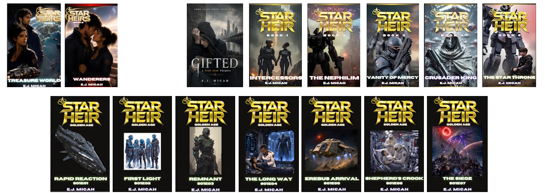Star Heir: Author Webpage Logo
